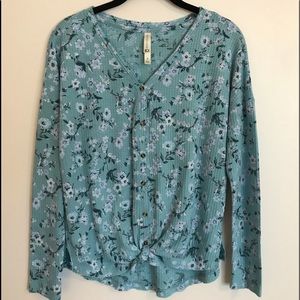 Floral Long Sleeve Shirt